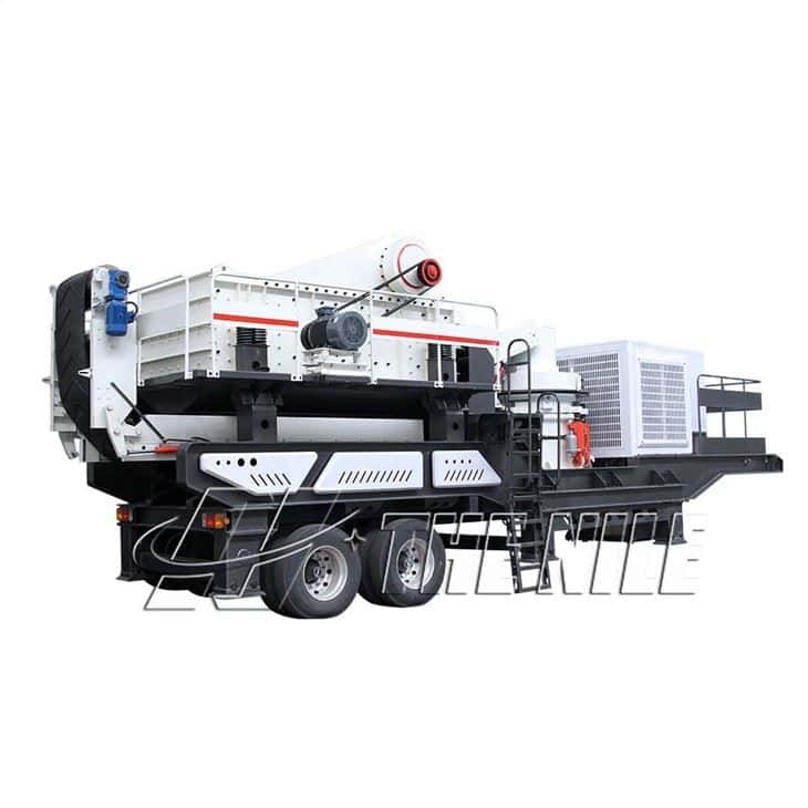 Mobile Stone Crushing Station Machine